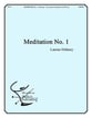 Meditation No. 1 Handbell sheet music cover